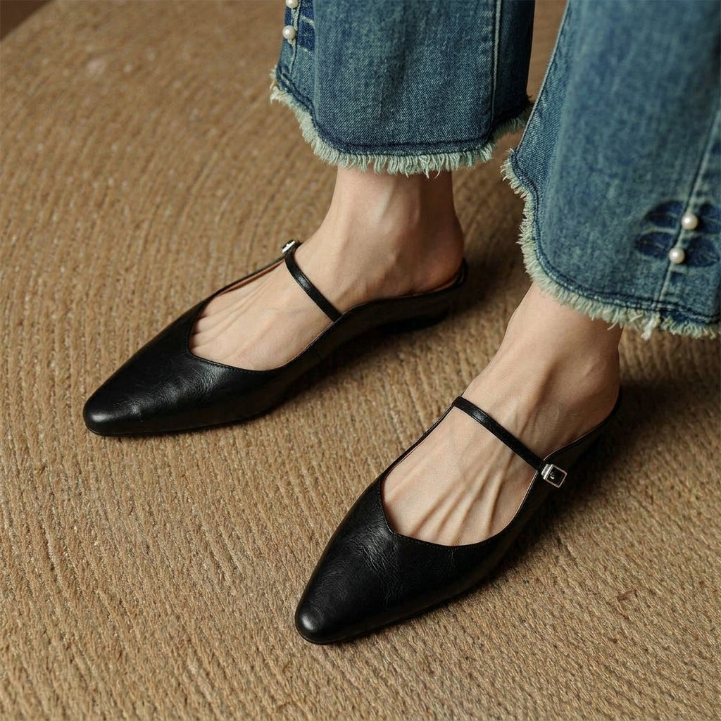 Ronda Orthopedic Leather Mules