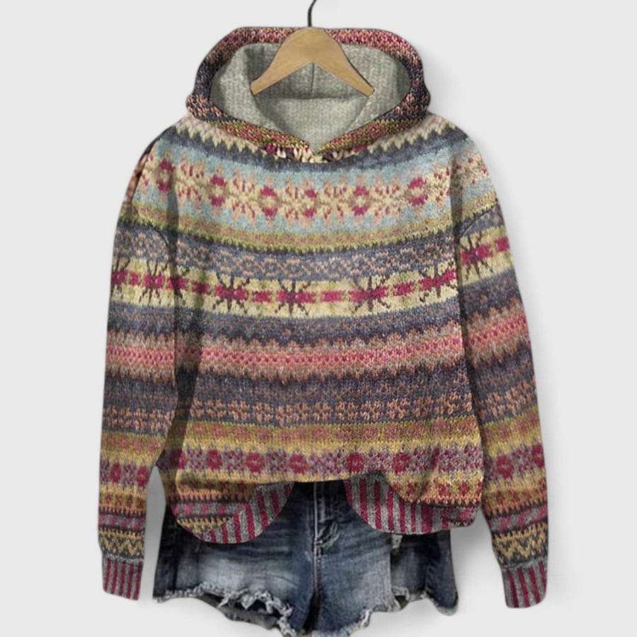 Zoe - Retro Hoodie Sweater