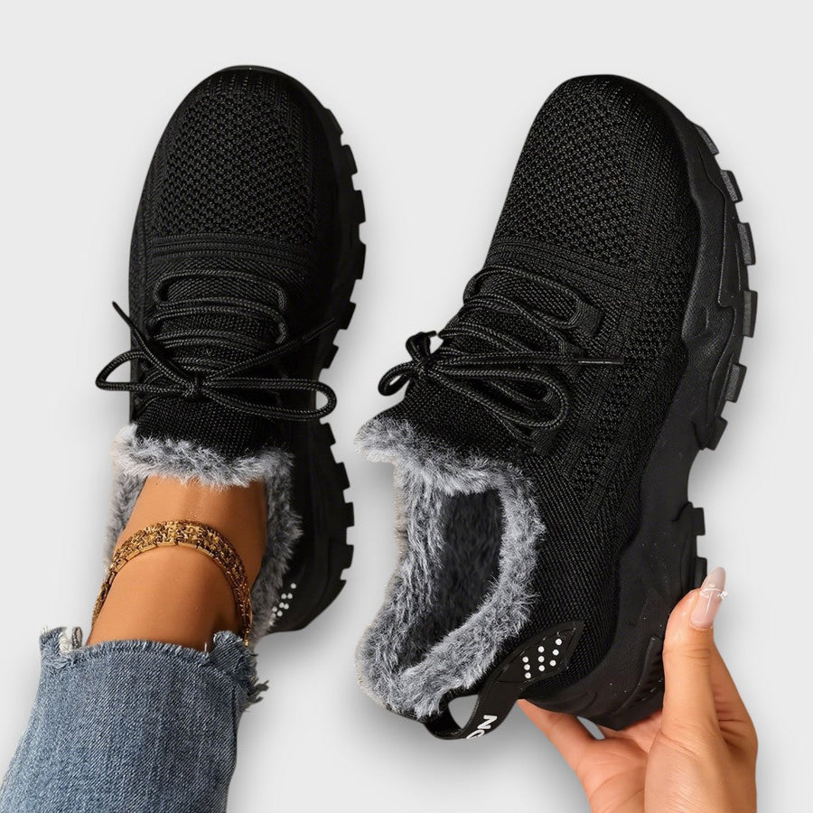 Chloe™ | Lace-Up Winter Sneakers
