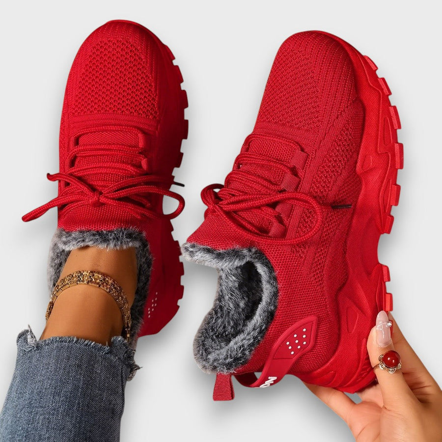 Chloe™ | Lace-Up Winter Sneakers