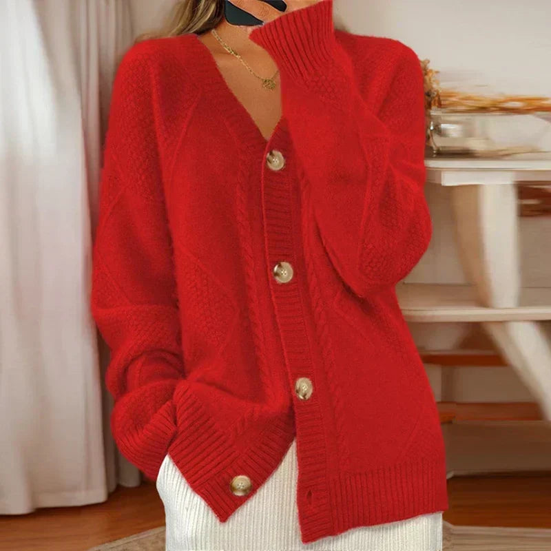 Éloise | Cable-Knit Cardigan