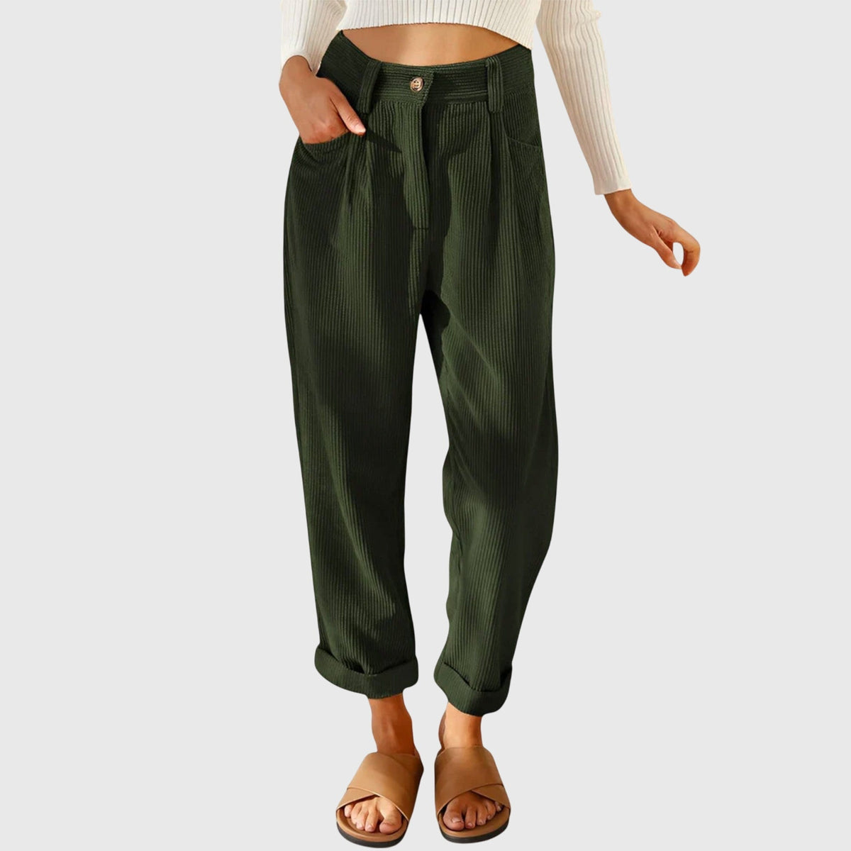 Jana - Modern Cord Pants