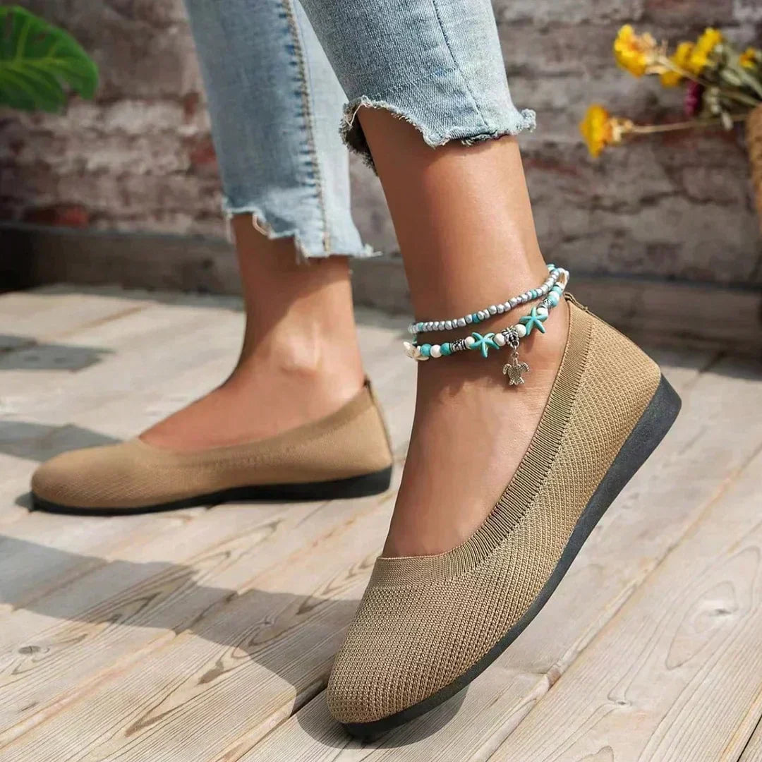 Women's Orthopedic Ballet Flats with Cushioned Insole
